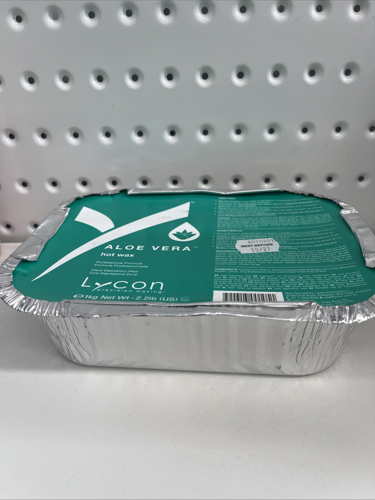 Lycon Aloe Vera Hard Hot Wax Waxing Hair Removal 1kg