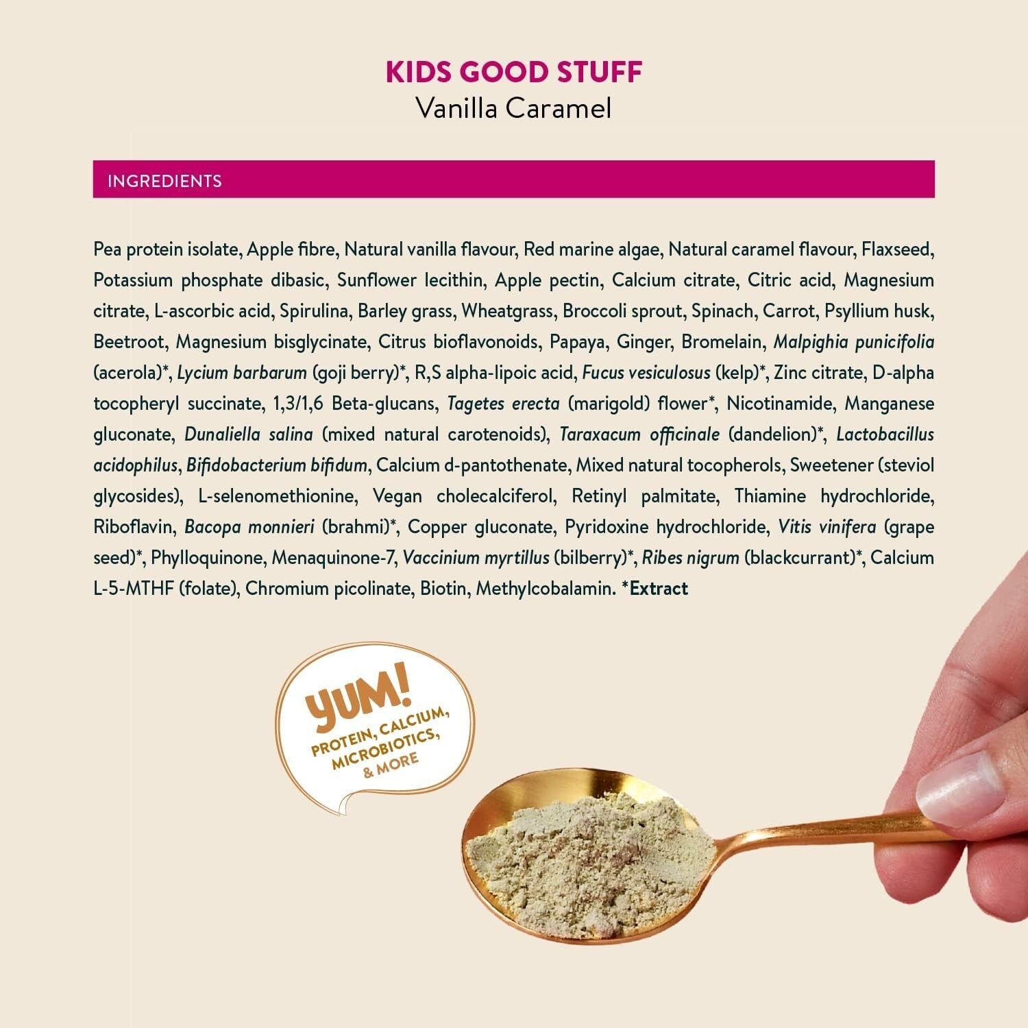 Nuzest Kids Good Stuff VanillaCaramel 225g  Free Shipping