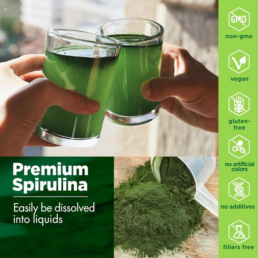 Synergy Natural Organic Spirulina Powder 200g Free shipping