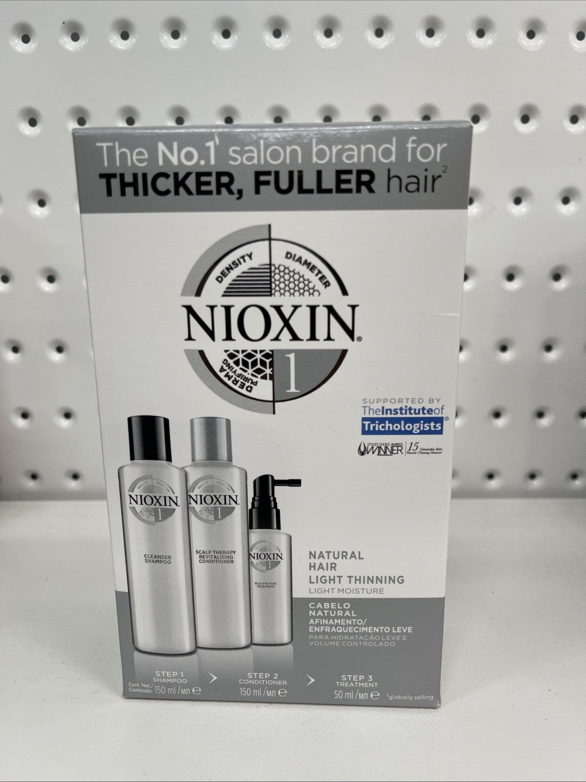 Nioxin System 1 Trial Kit for Natural Hair with Light Thinning | AUS SELLER 