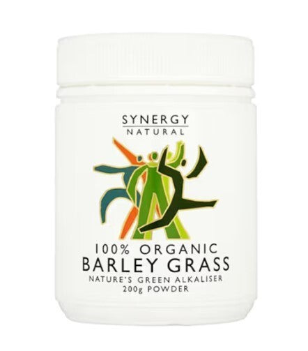 Synergy Natural Barley Grass Powder 200g 100% Organic Free shipping