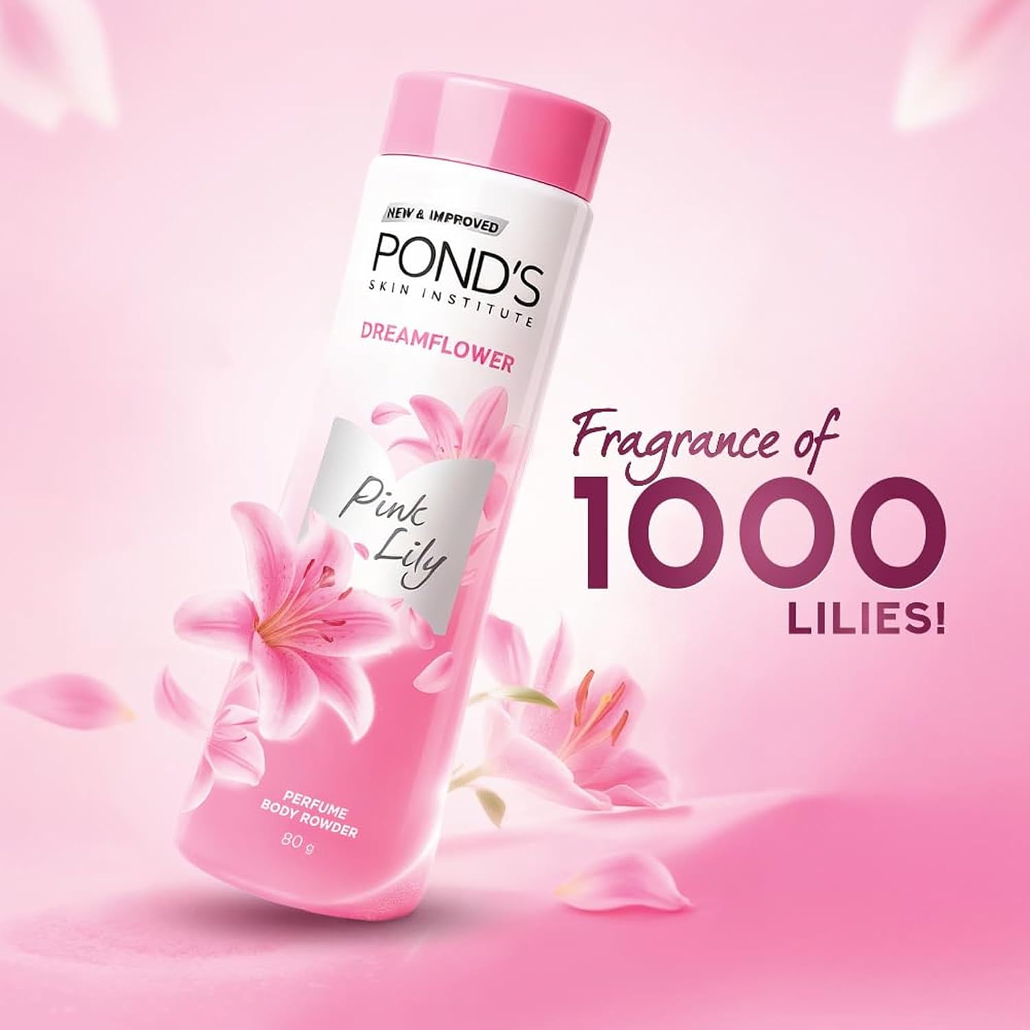 Ponds Dreamflower Fragrant Talc, 80g (Pack of 3)