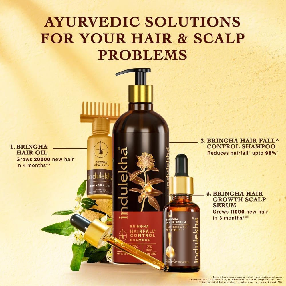 Indulekha Bringha Hair Cleanser Shampoo 200 ml