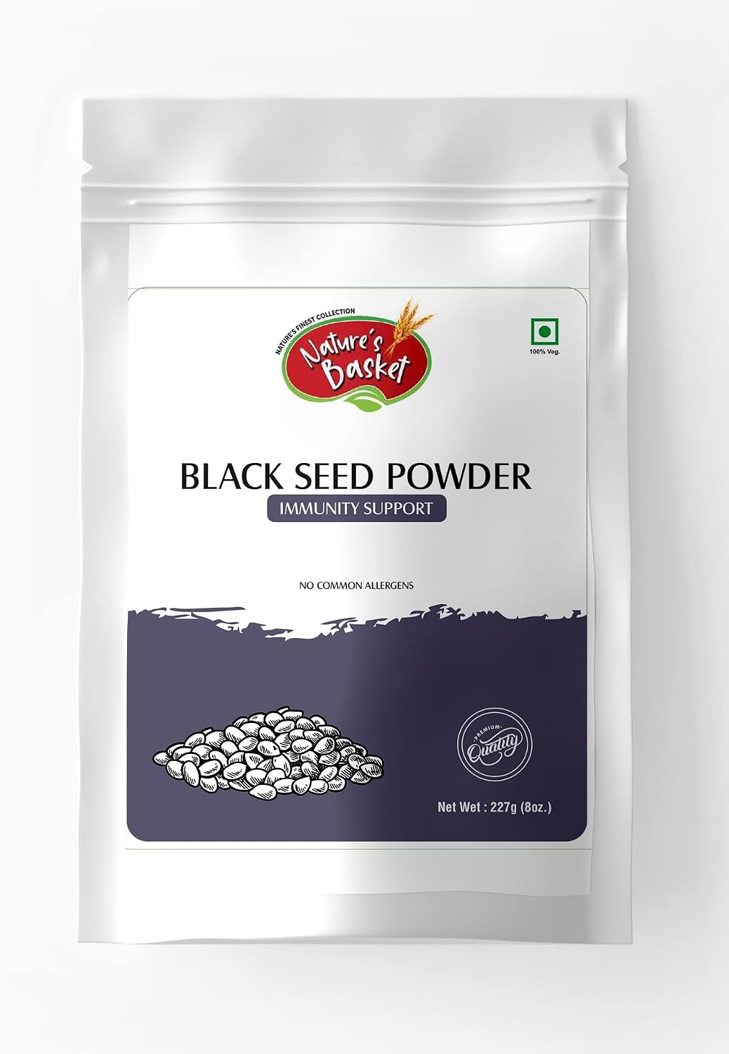 Nature's Basket Black Seed (Nigella Sativa) Powder 100% pure & natural 227g