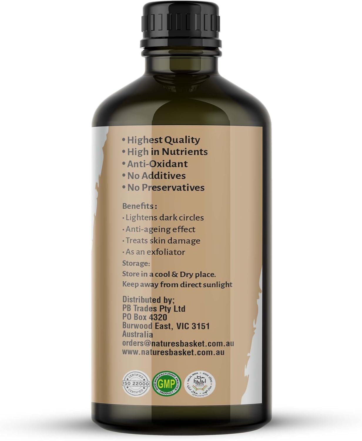 Nature's Basket Cold Pressed Fenugreek Trigonella Foenum) Oil Nourishing, Strengthening & Hair Revitalizer (100ml)