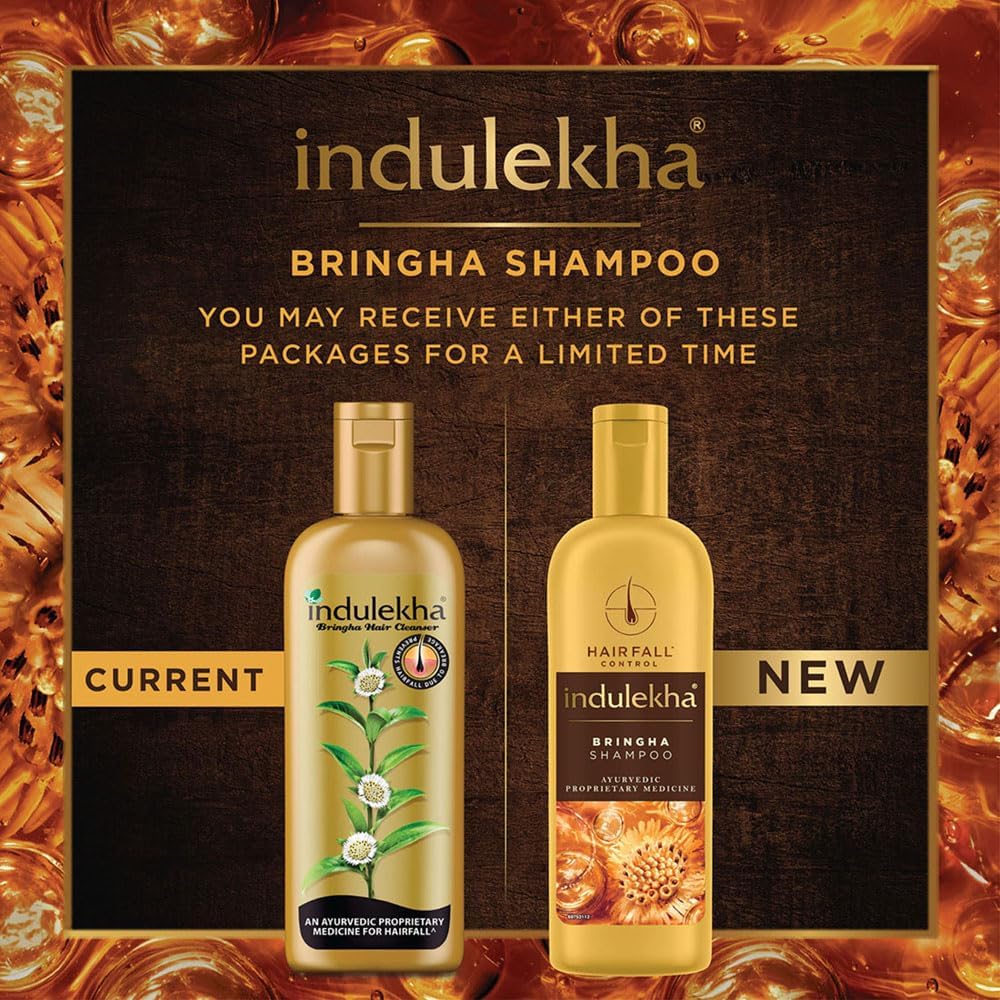 Indulekha Bringha Shampoo, Proprietary Ayurvedic Medicine for Hair Fall, 100ml